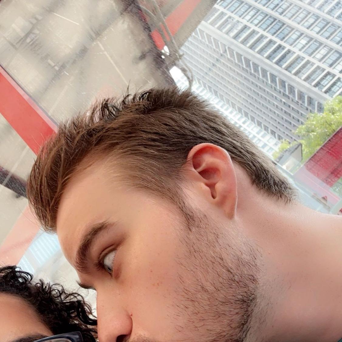 We were on a tram going to Roosevelt Island :)