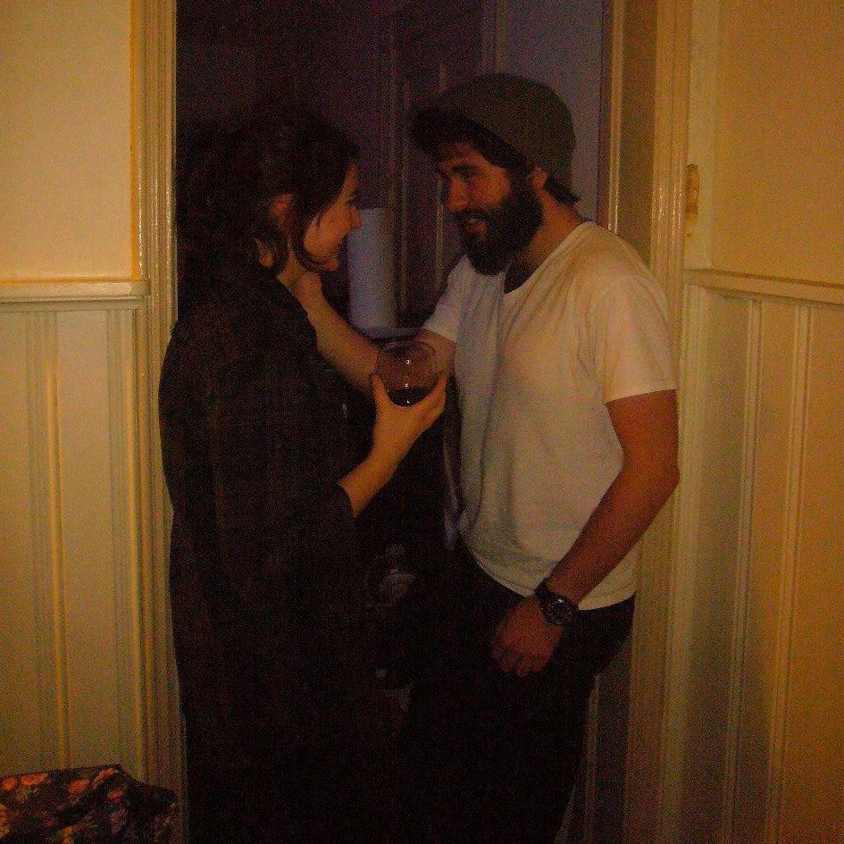 Falling hard for each other, Tillson, NY - 2011.