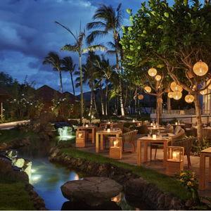 Dinner at Noe Restaurant in Hawaii
