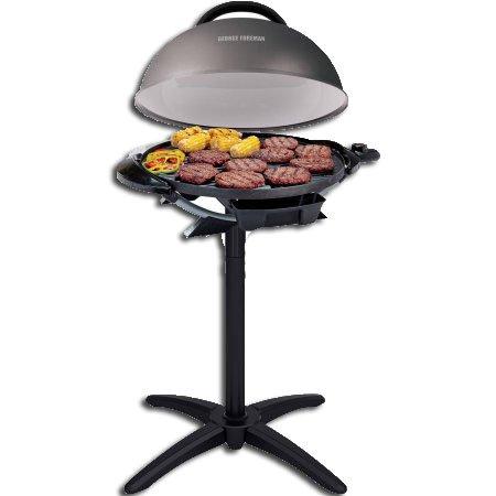 George Foreman 240" Indoor/Outdoor Grill, 15-Servings, Removable