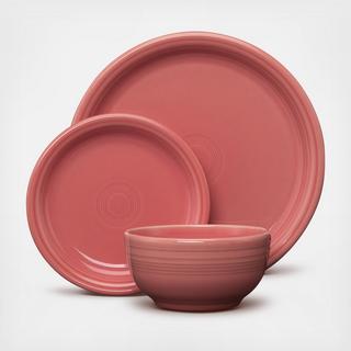 Bistro Coupe 3-Piece Place Setting, Service for 1