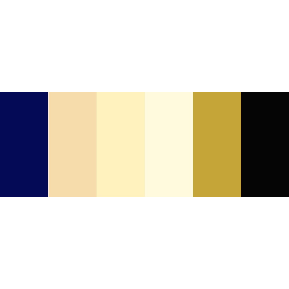 Attire color palette inspiration. Black tie required.
