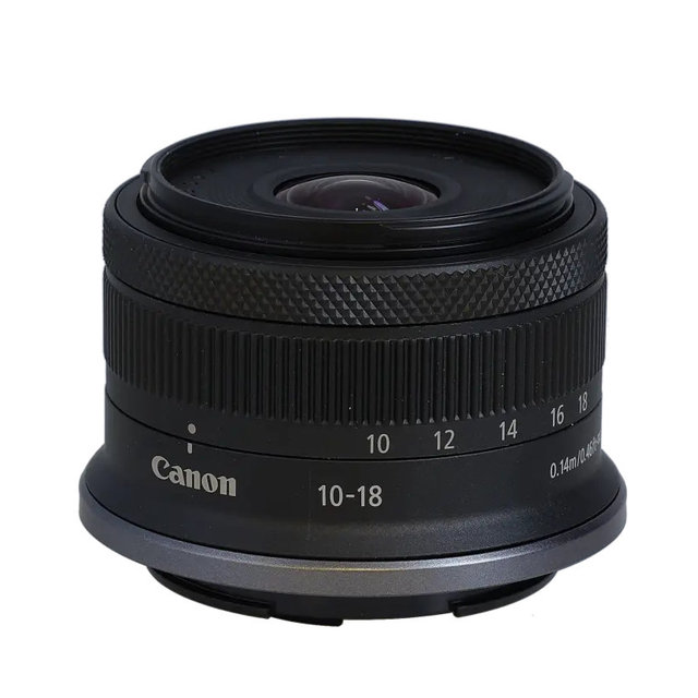 Canon RF-S 10-18mm f/4.5-6.3 IS STM Autofocus APS-C Lens for RF-Mount, Black {49}