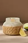Capri Blue Rattan-Wrapped Jar Candle