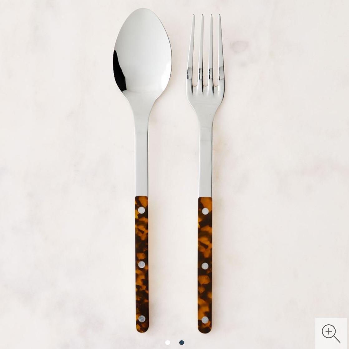 Sabre Bistrot Shiny-Finish Simple Serving Set (Tortoise)