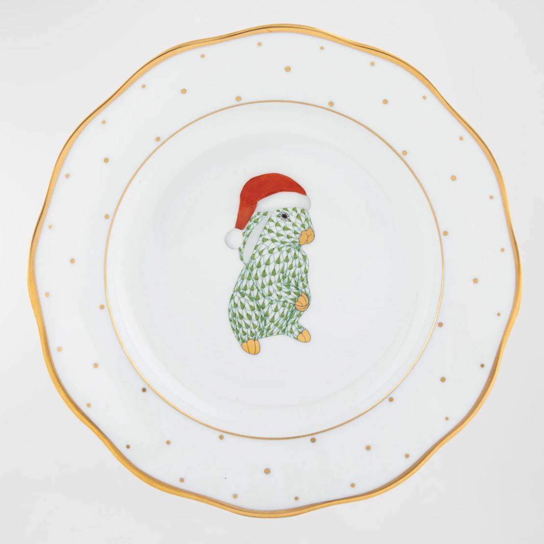 Herend Christmas Dessert Plate