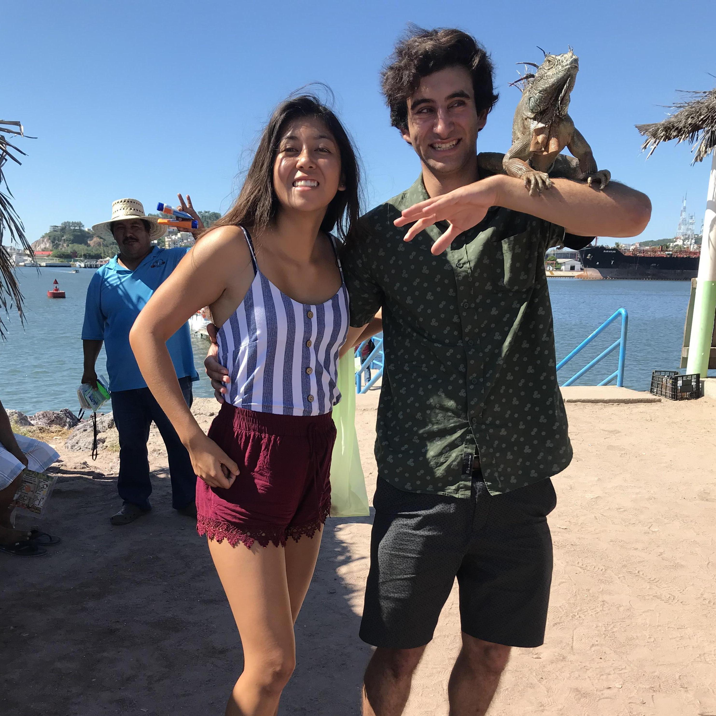 Mazatlan with Tarik's favorite animal (November 2018)