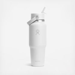 Hydro Flask, 32 oz. Wide Mouth Travel Bottle with Flex Straw Cap