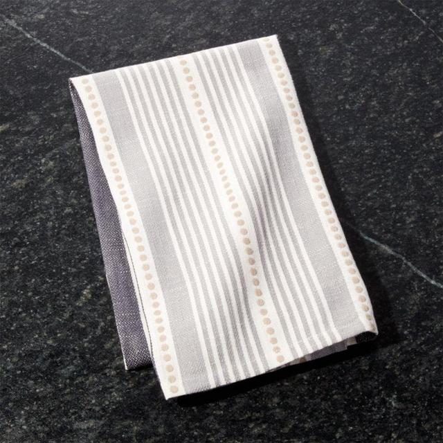 Punctuate Neutral Dish Towel