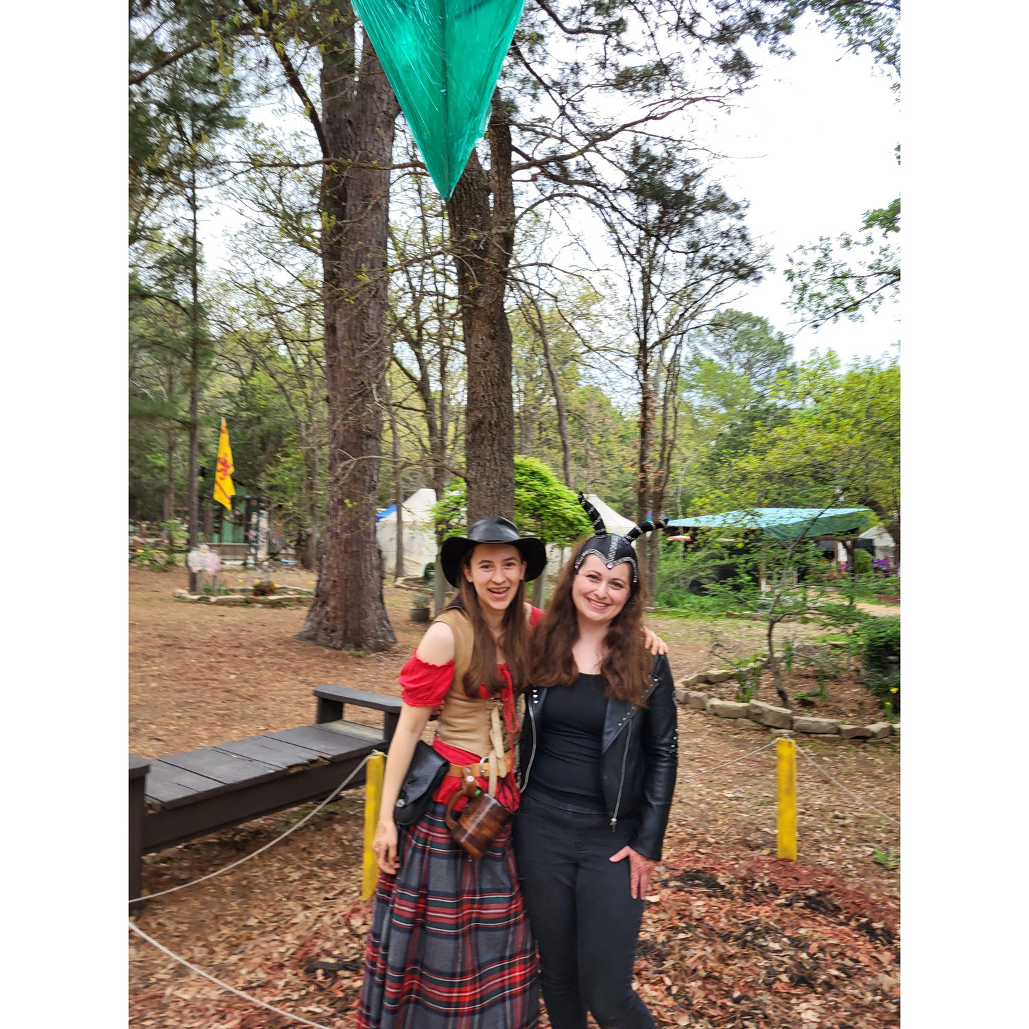 Laurie introduced Dani to the fantastical world of Ren Fairs.