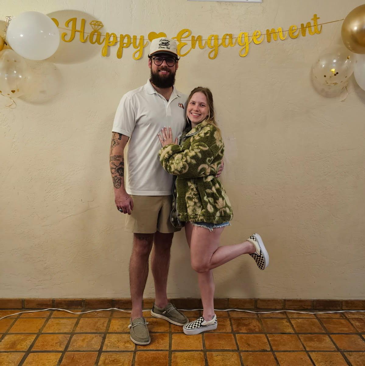 Our little engagement party.