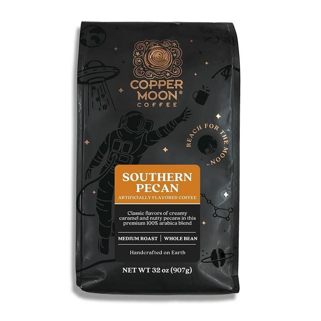 Copper Moon Medium Roast Whole Bean Coffee, Southern Pecan Blend, 2 Lb