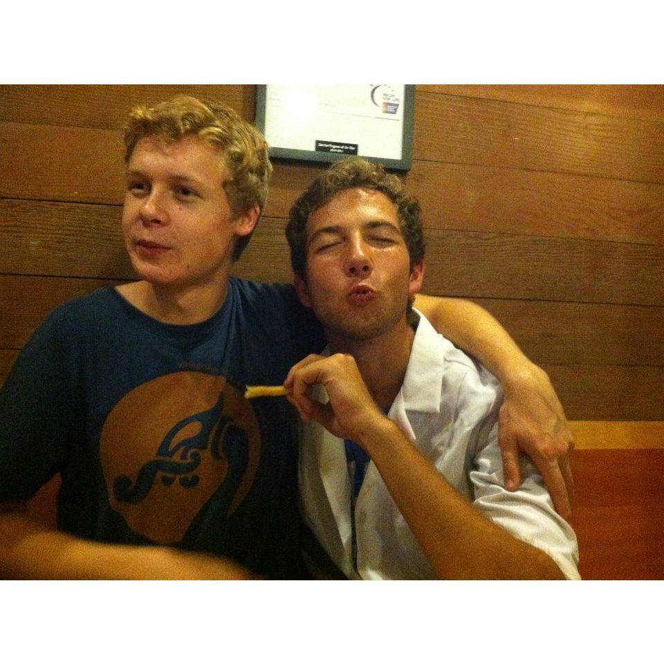 Nick & Trevor in the Tiger Cooler 2014