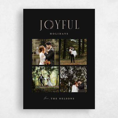 Black Holiday Card - Foxcroft