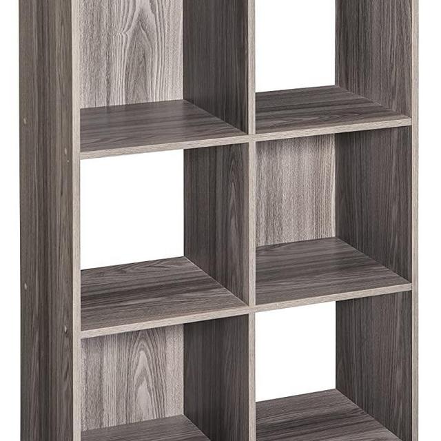 ClosetMaid 4166 Cubeicals Organizer, 6-Cube, Natural Gray