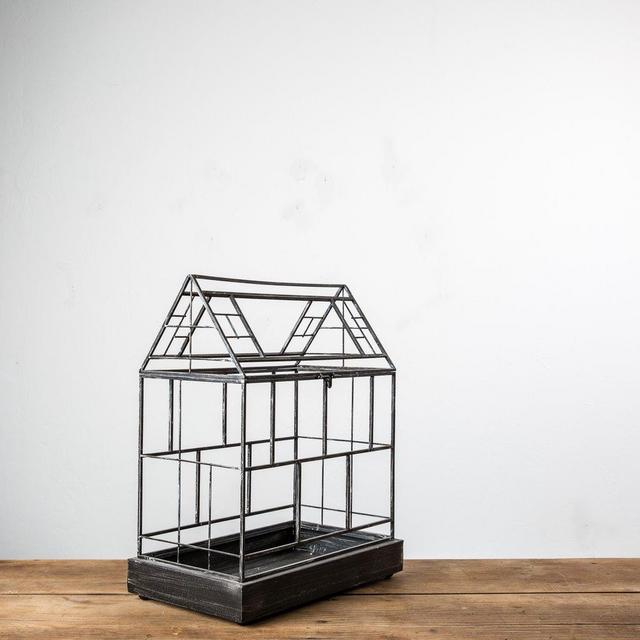 Metal House Planter