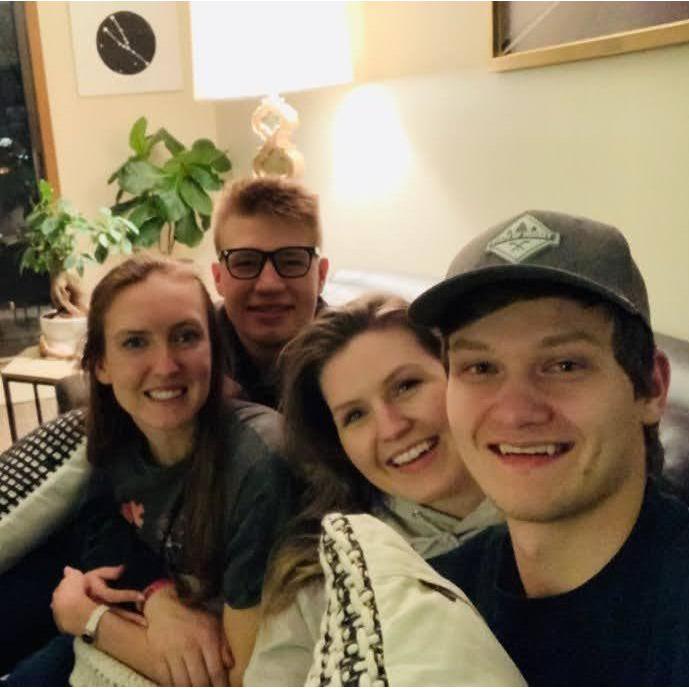 Just before heading out to the Anna of the North Concert with Sam and Karilyn
February, 2020