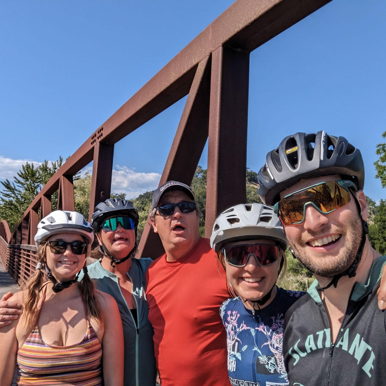 Cage family bike ride to Ojai