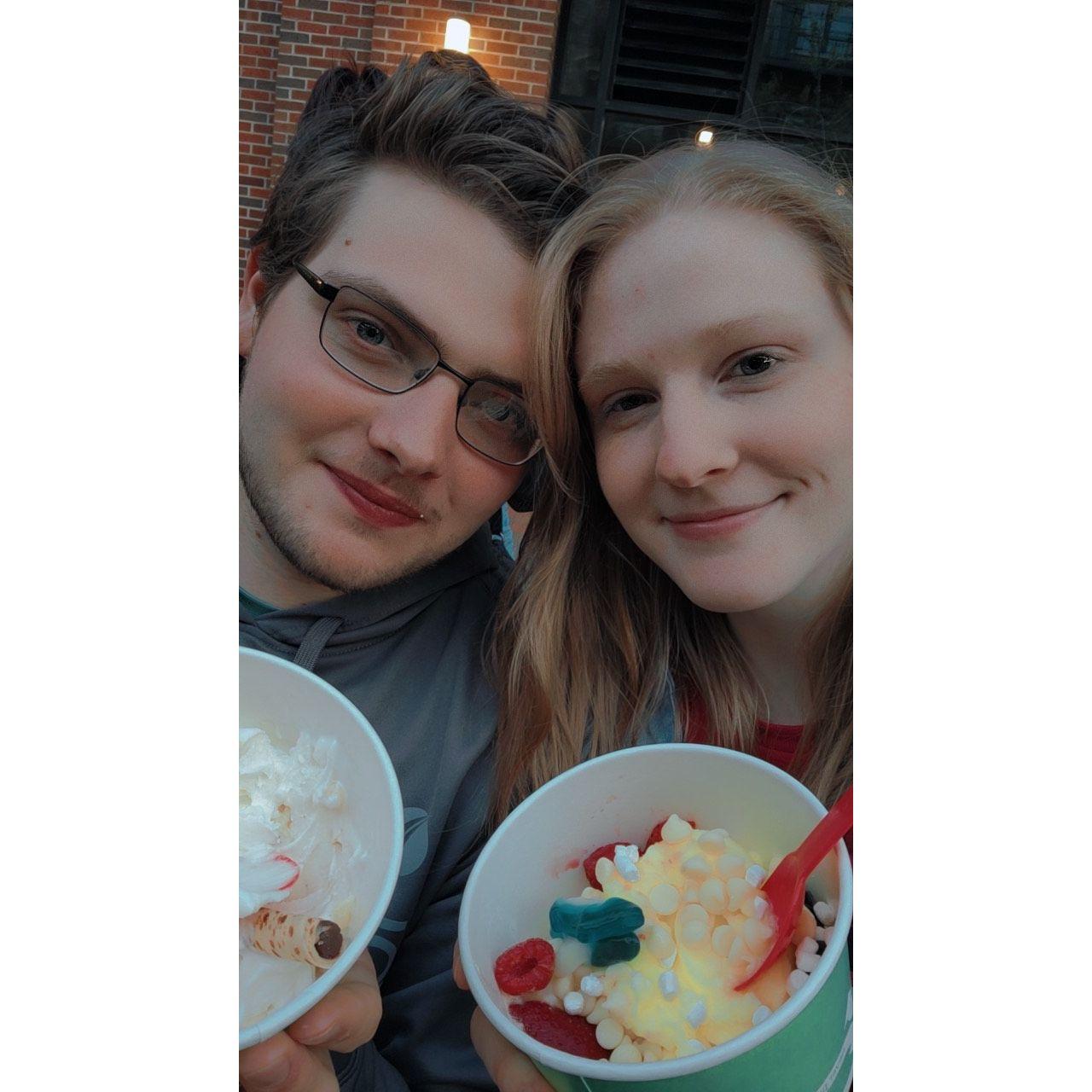 One of many Fro-Yo dates