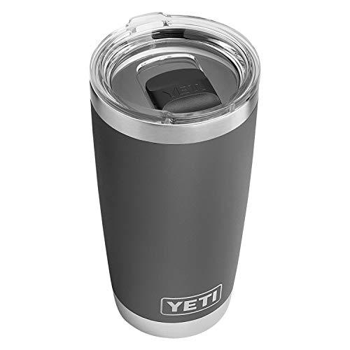 YETI Rambler 20 oz Tumbler, Stainless Steel, Vacuum Insulated with MagSlider Lid