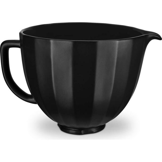 KitchenAid 5 Quart KSM2CB5PBS Ceramic Bowl, Black Shell