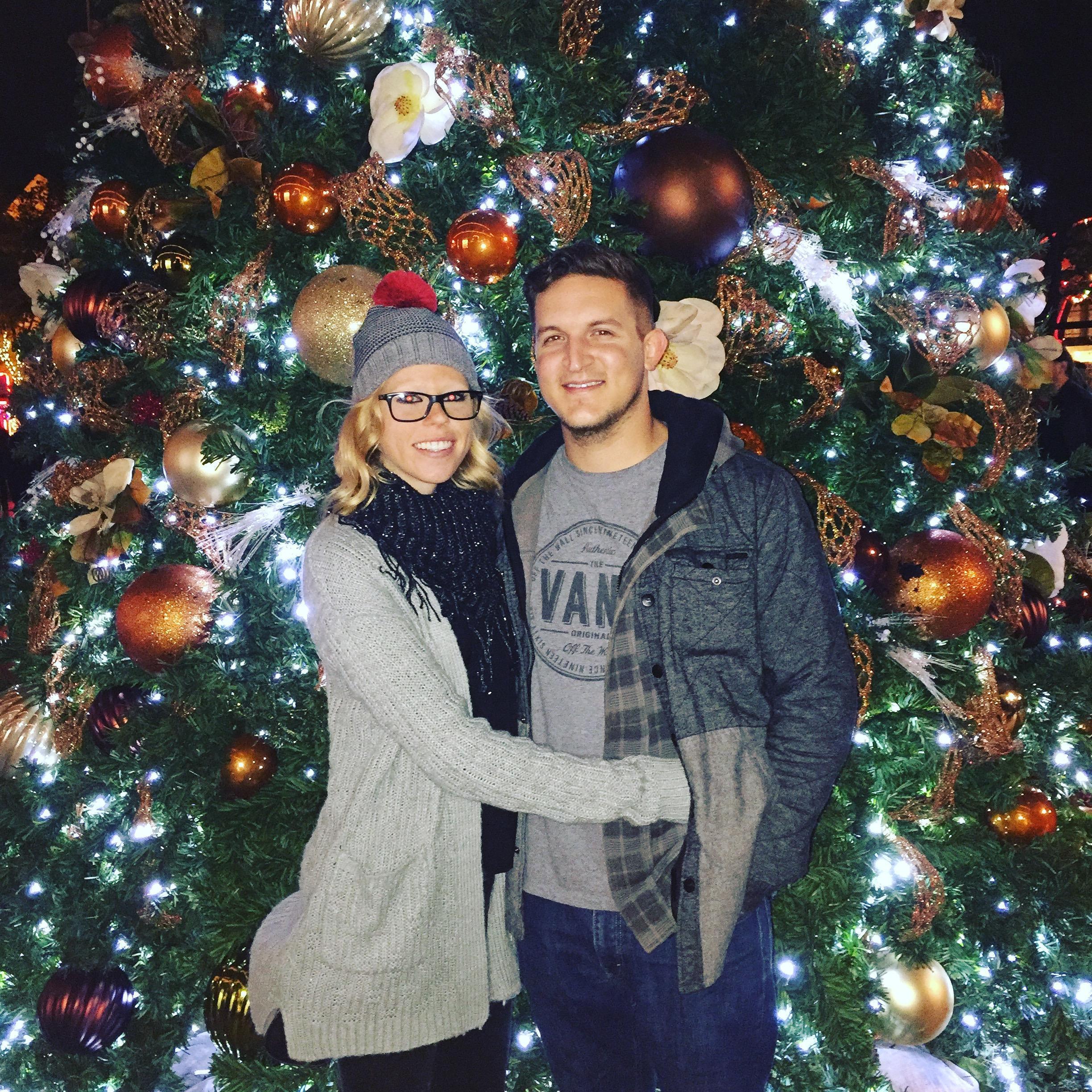 Our first Christmas together.