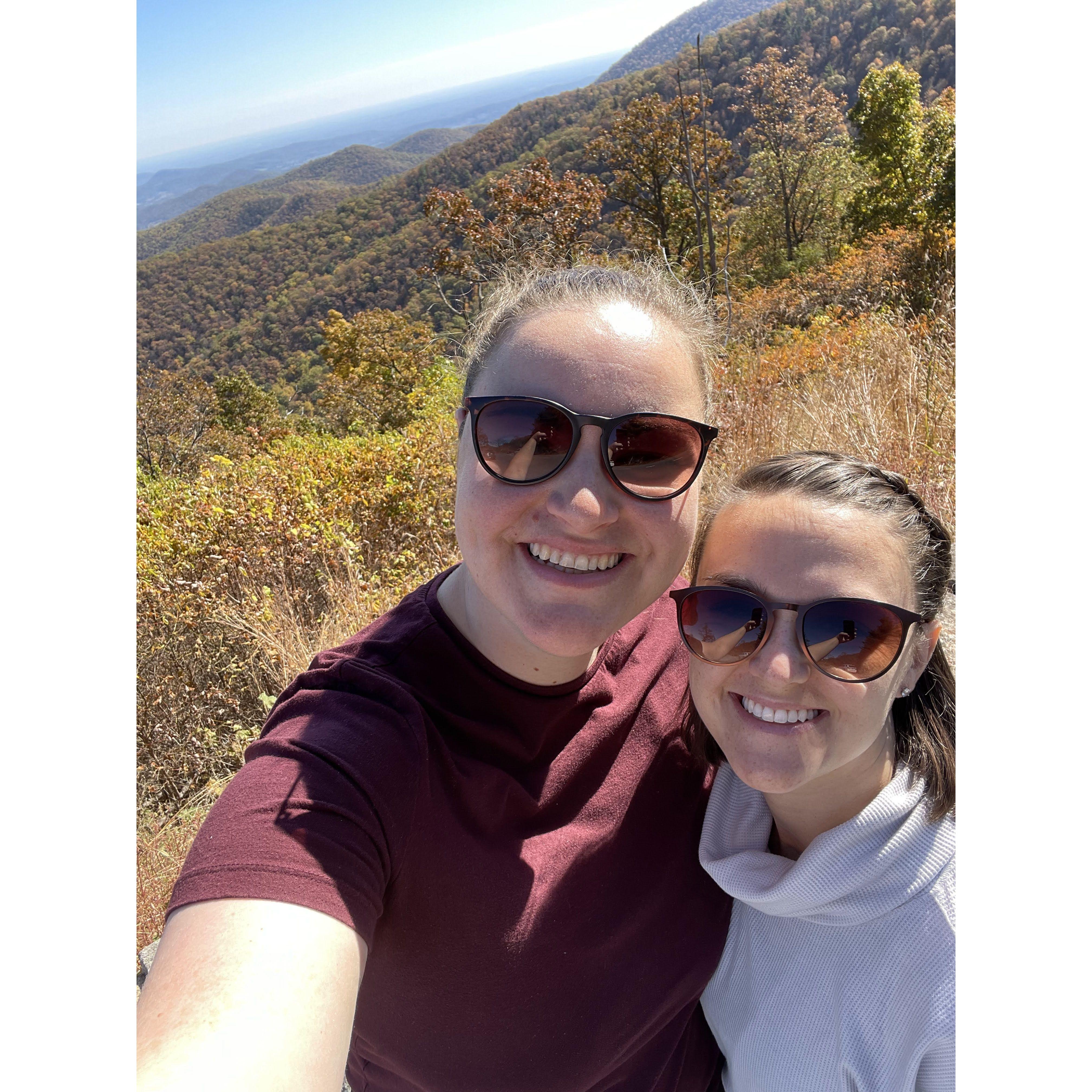 Our engagement trip to Shenandoah National Park in the Blue Ridge Mountains