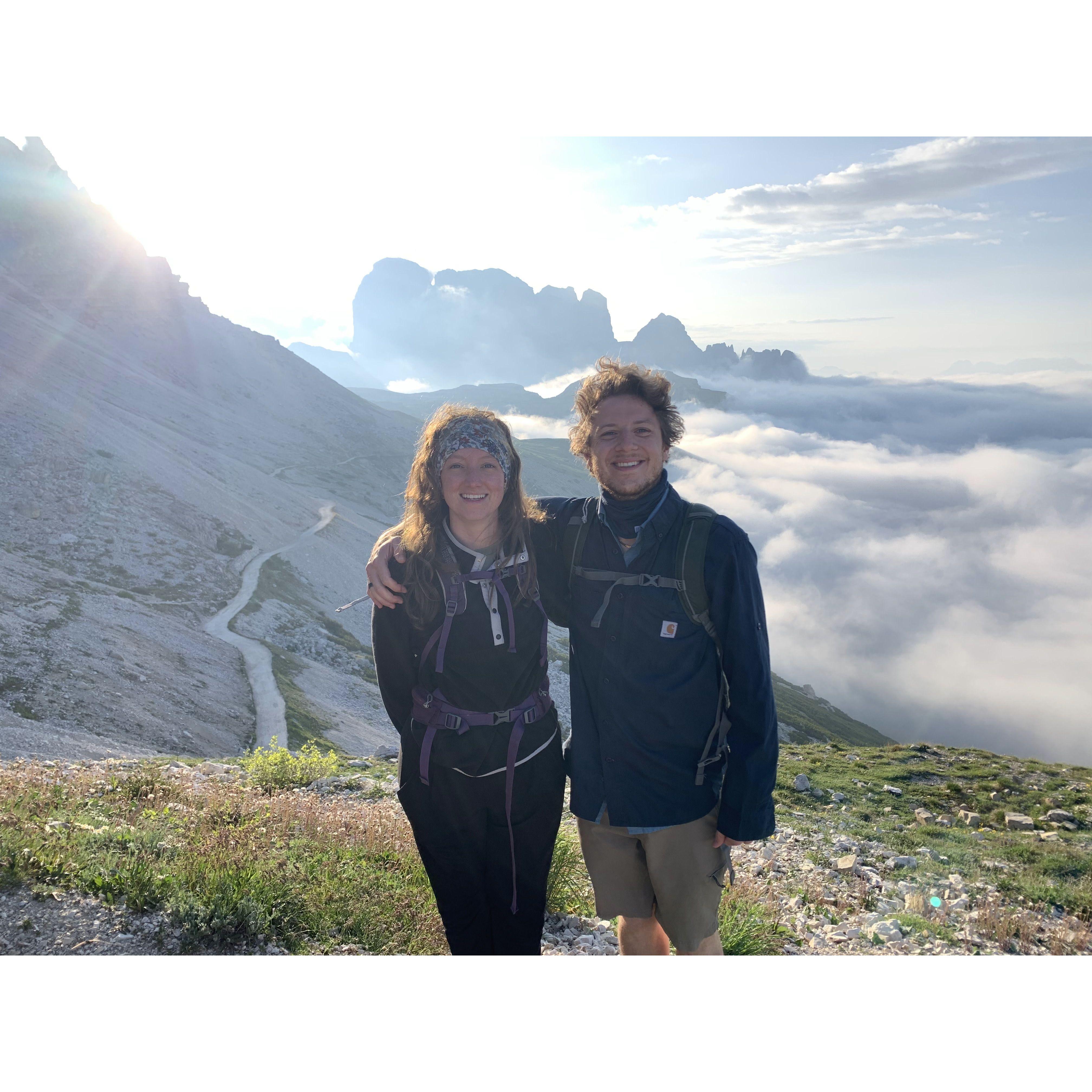 Hiking in the Alps