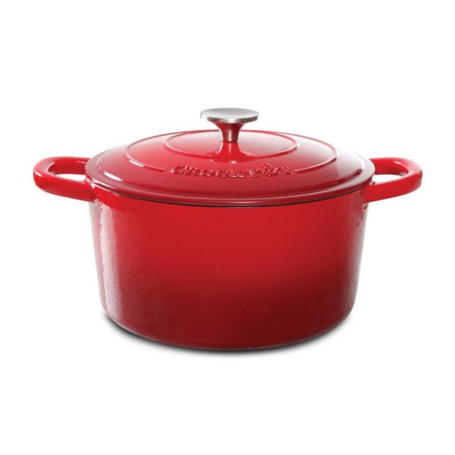 Crock-Pot® Artisan 5 qt. Enameled Cast Iron Round Dutch Oven in Scarlet Red