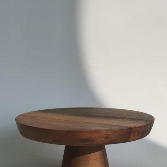 Acacia & Walnut Wood Cake Stand