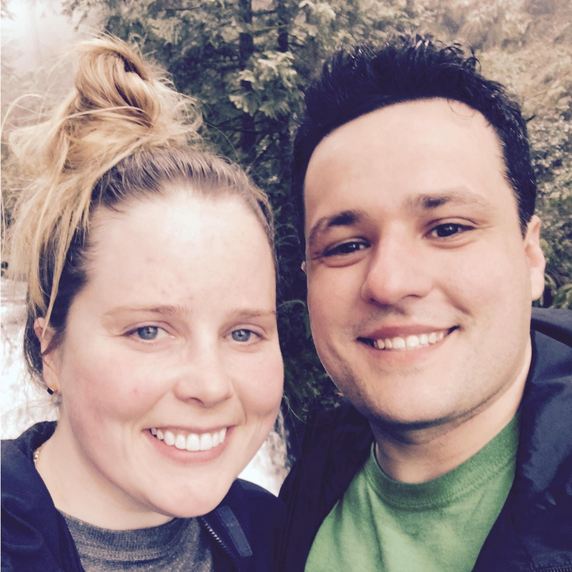 Our first picture together.