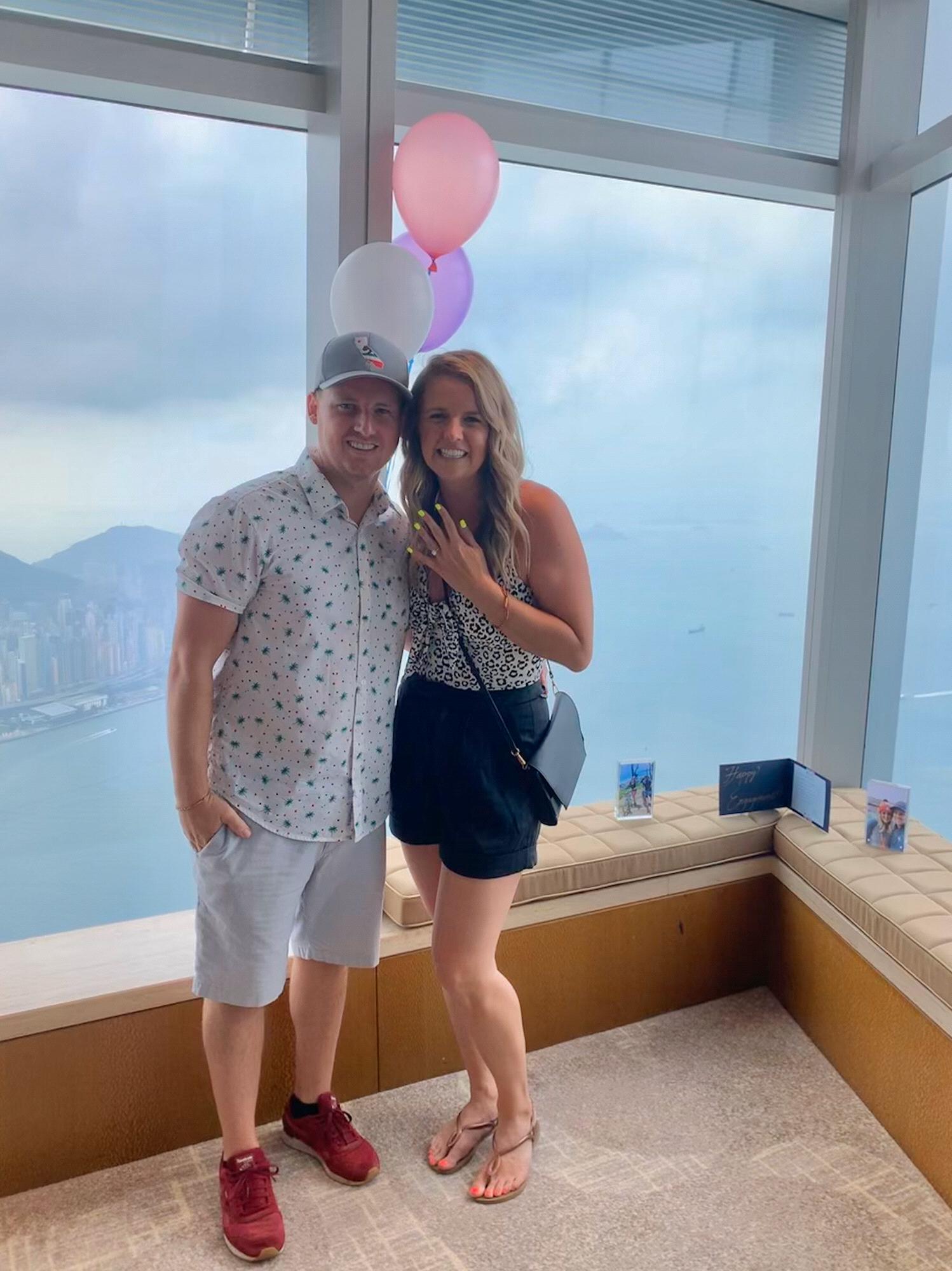 Celebrating with a very special night at the Ritz Carlton, in a room Ashley had been eyeing on Instagram for years