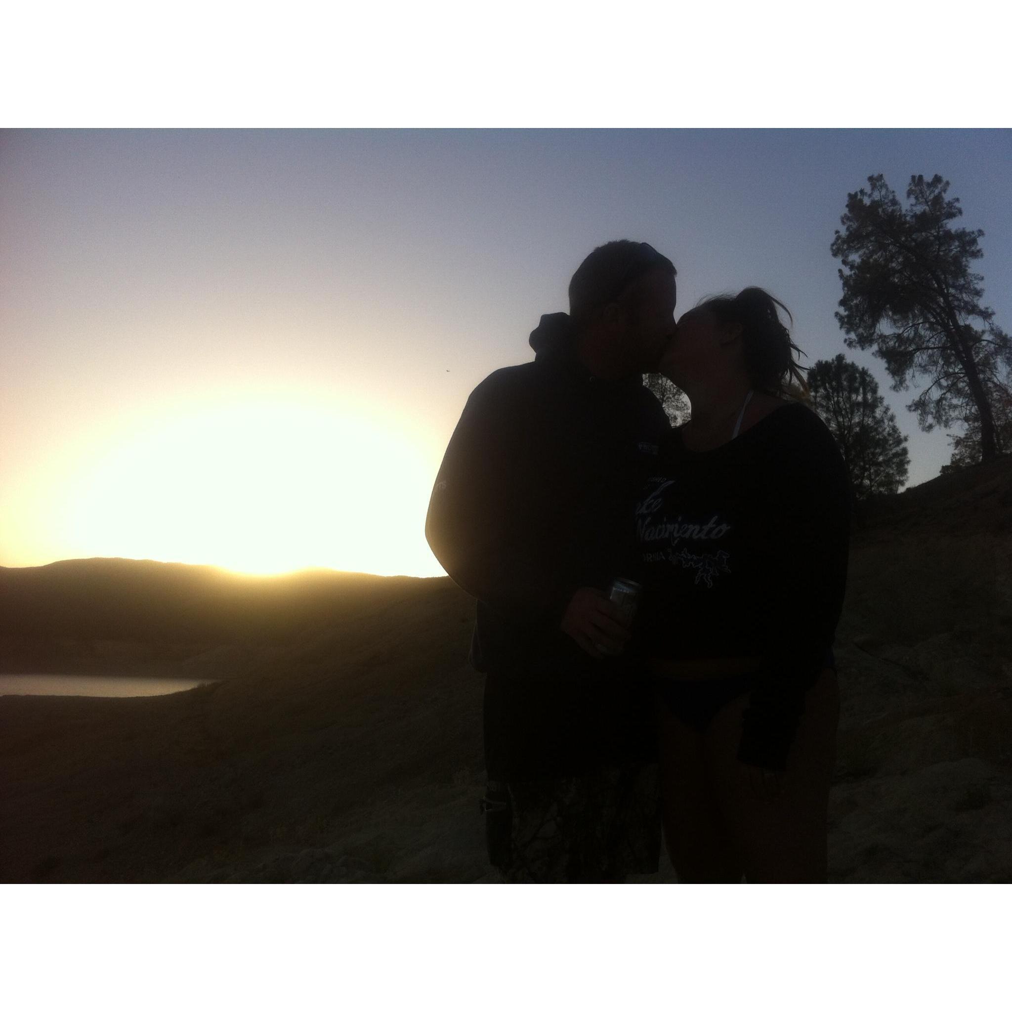 Sunset over Lake Nacimiento