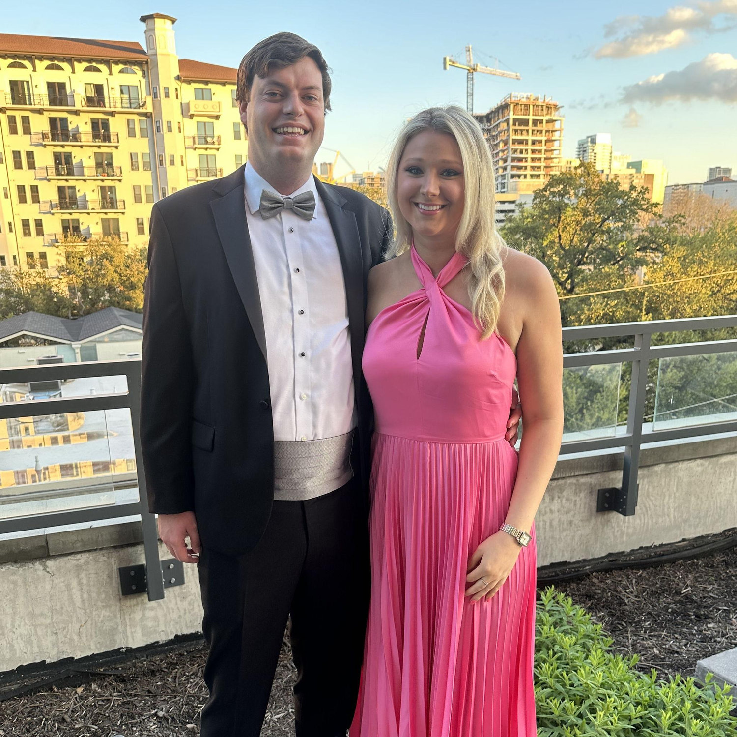 2024 we both moved to Dallas, and Andrew began law school at SMU, and I began my first big girl job! Here we're at his Barrister's Ball.