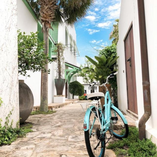 Exploring Alys Beach by bike