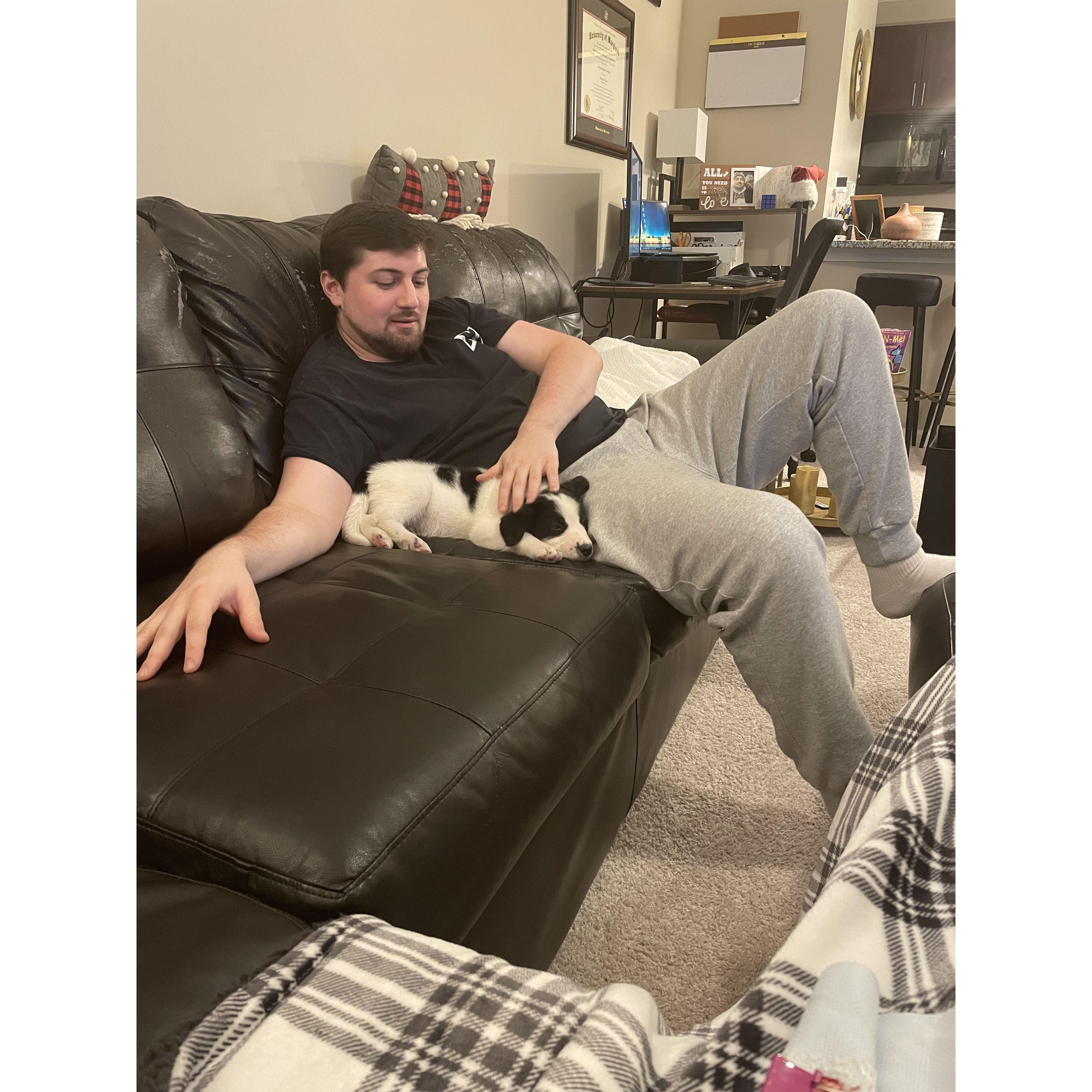 Bonding with dad