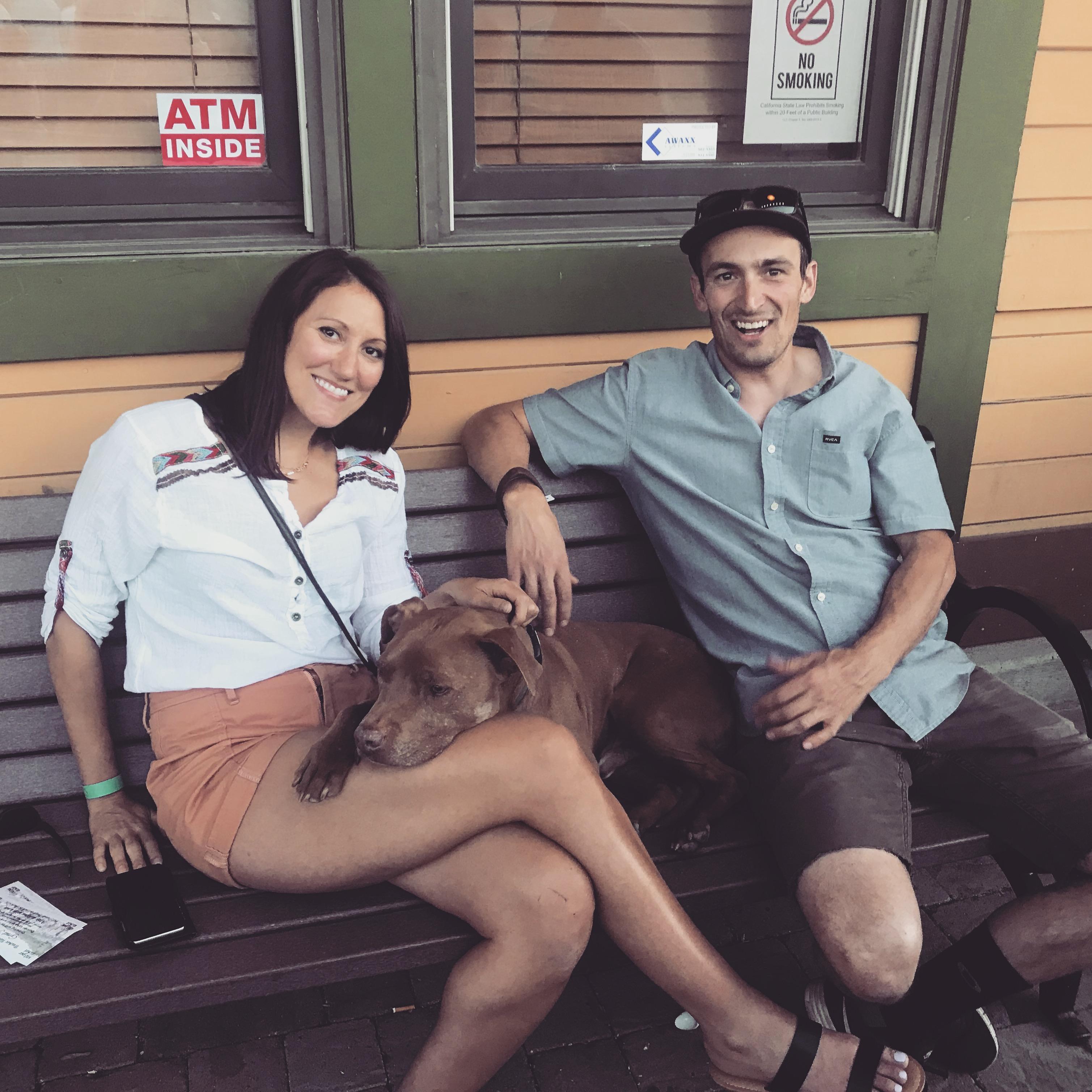Truckee Thursday right after we adopted Duke!