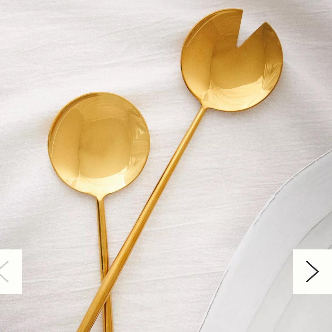 The Samson Stainless Steel 2-Piece Serving Set