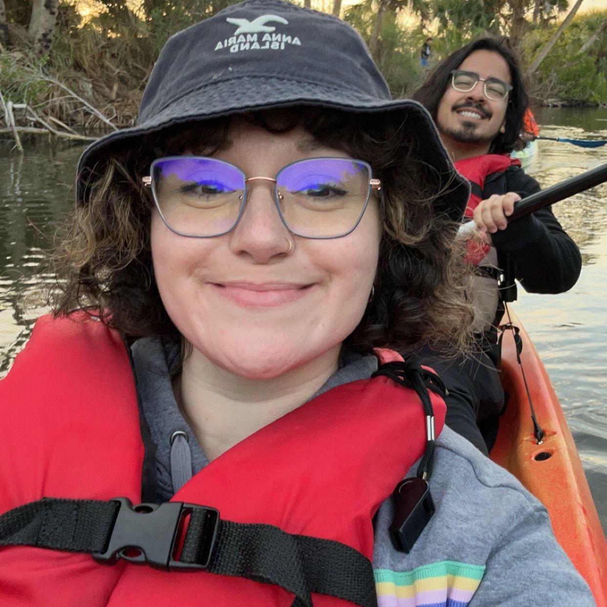 Our first time Kayaking together in Florida