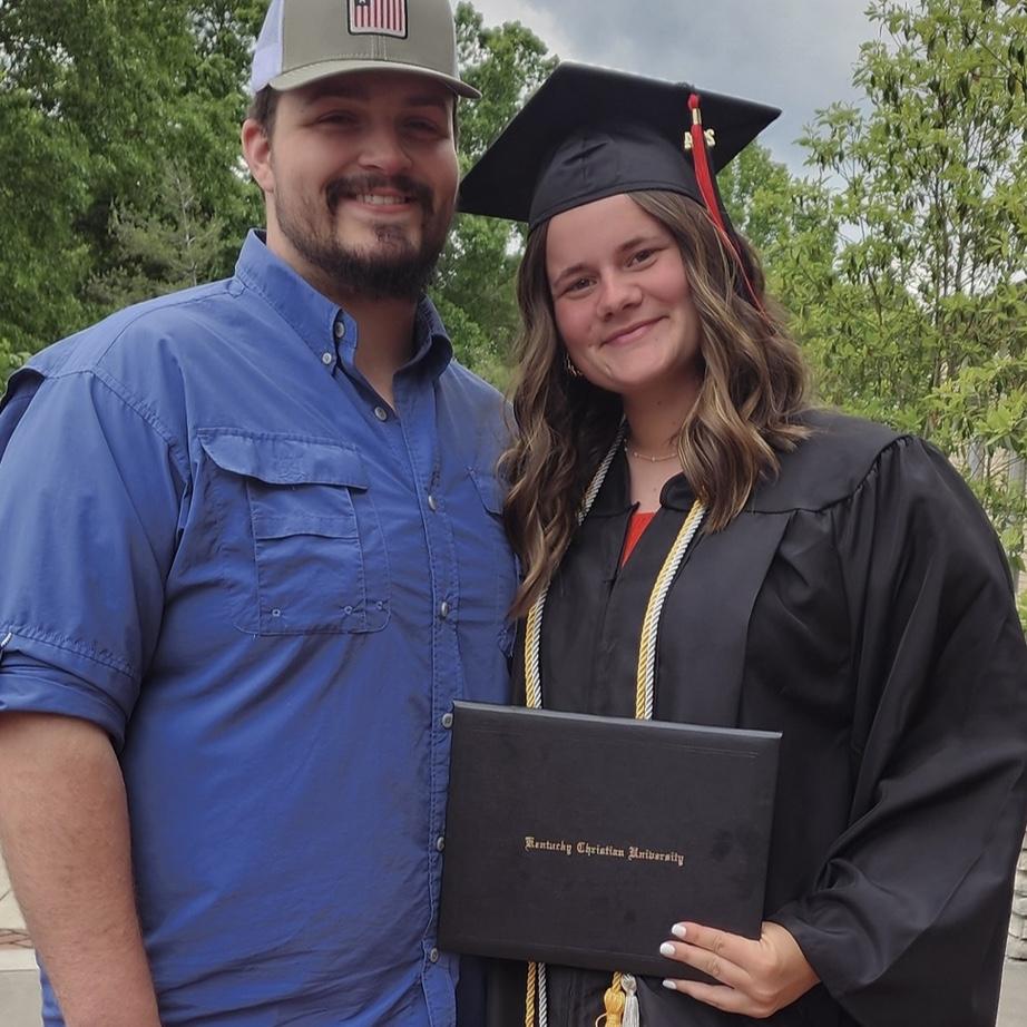 Celebrating Caroline’s graduation from Kentucky Christian!