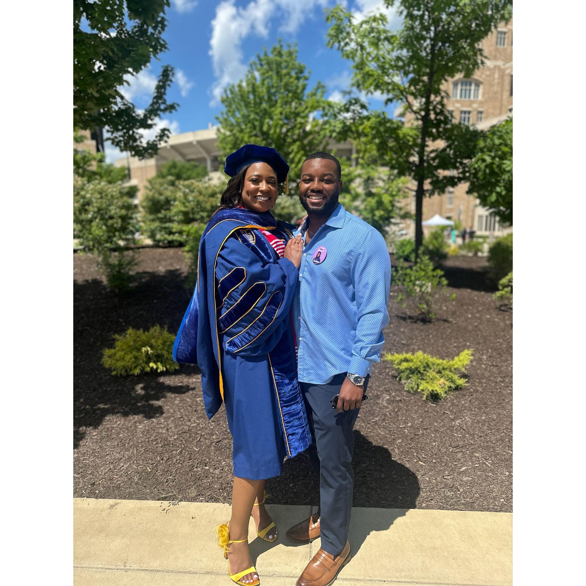 May 2024 - Jaz graduates from ND Law School