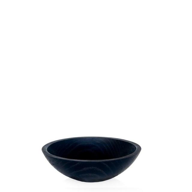 Ebonized Wood Bowl, 11"