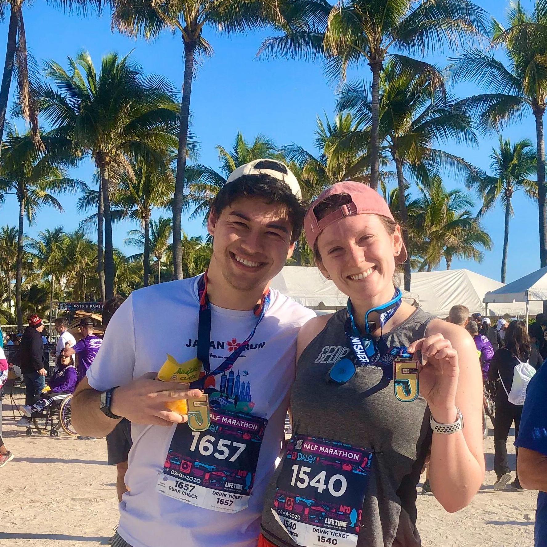 Half marathon in Miami