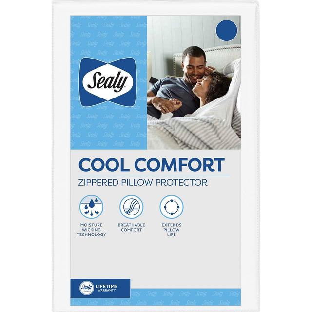Sealy Cooling Comfort Zippered Pillow Protector, King