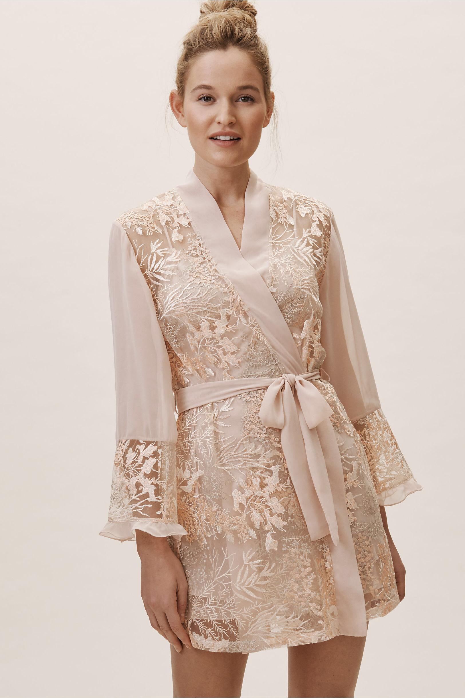 Bride Embroidered Robe