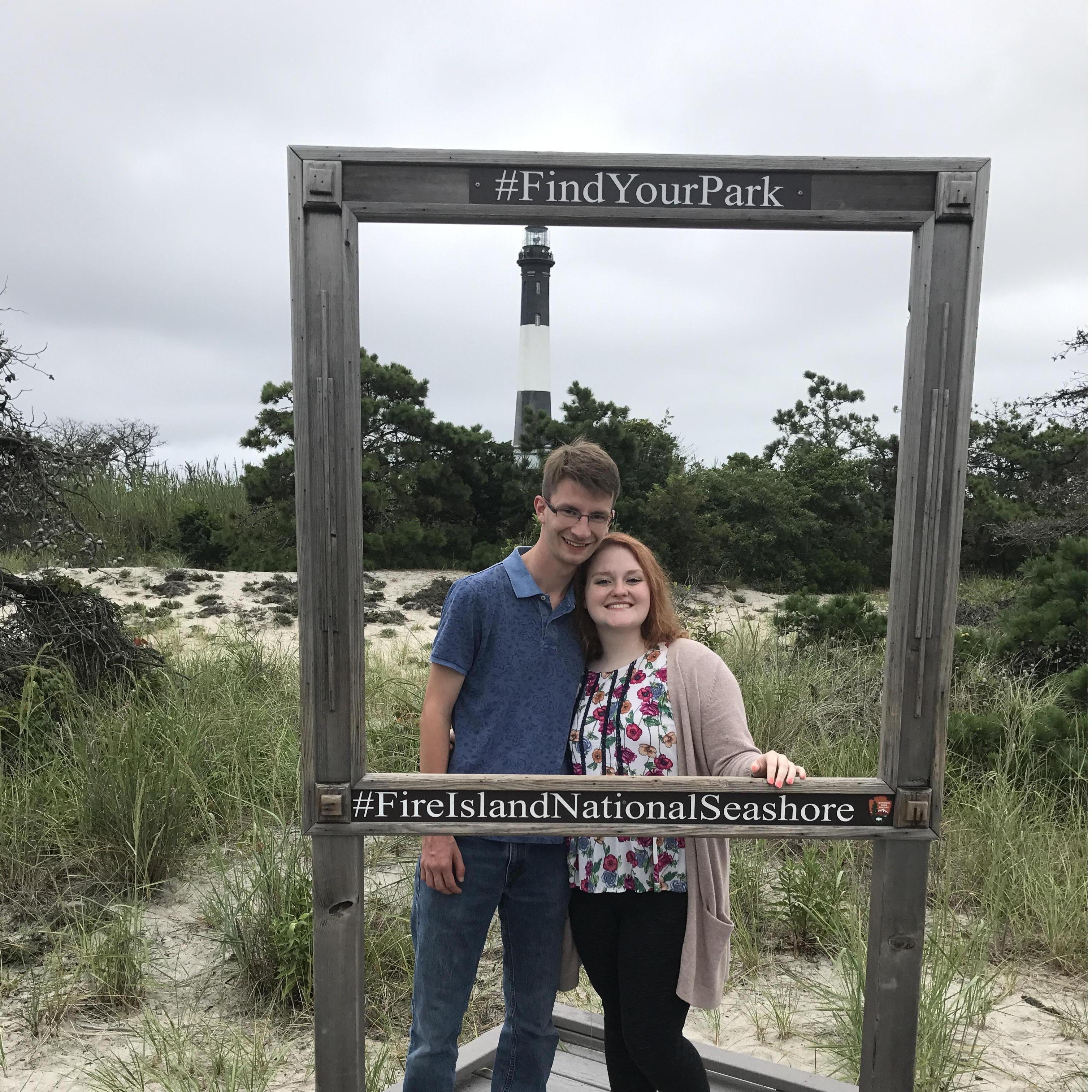 Tyler's first time visiting me on long island