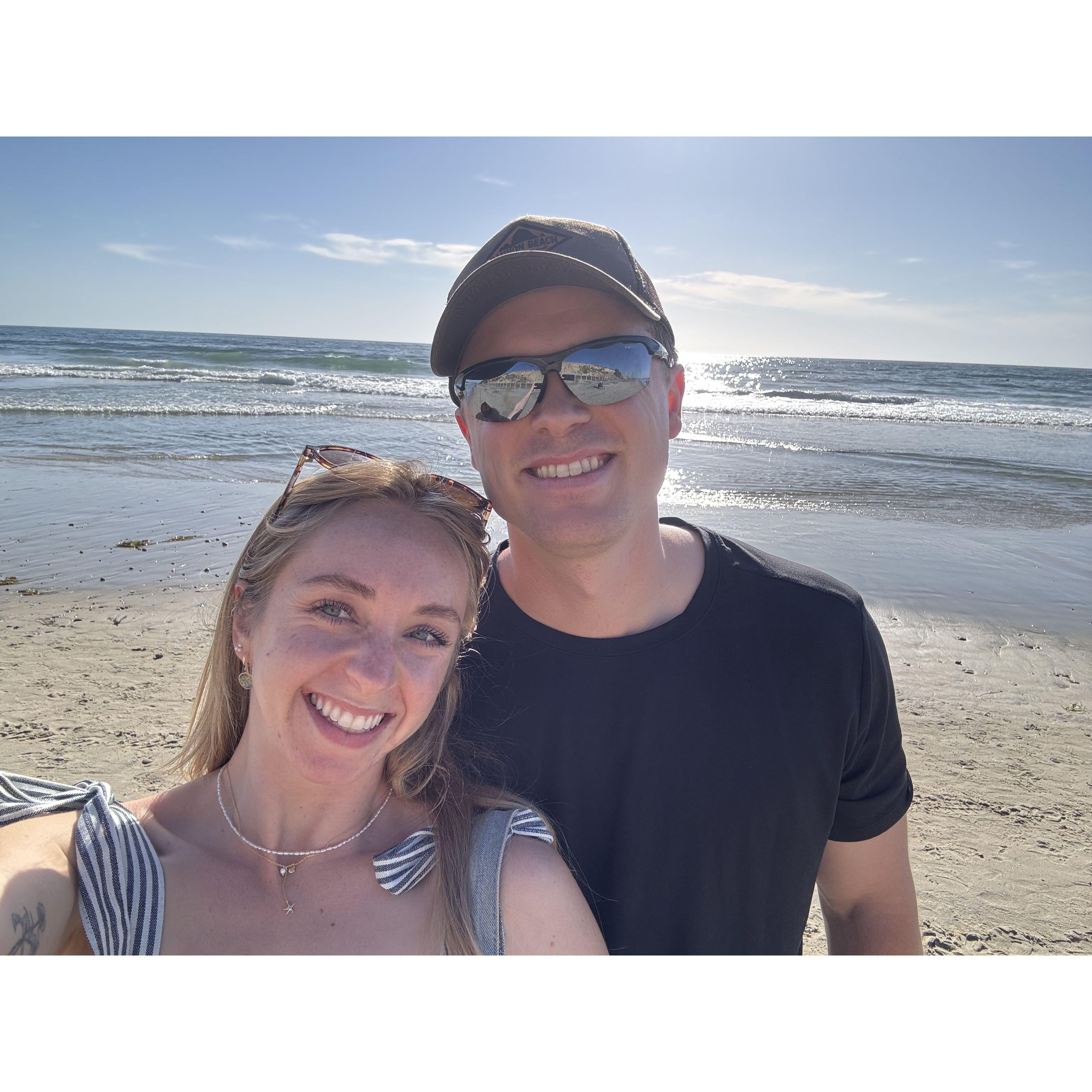 April 2025 - Beach walk in Del Mar, CA!