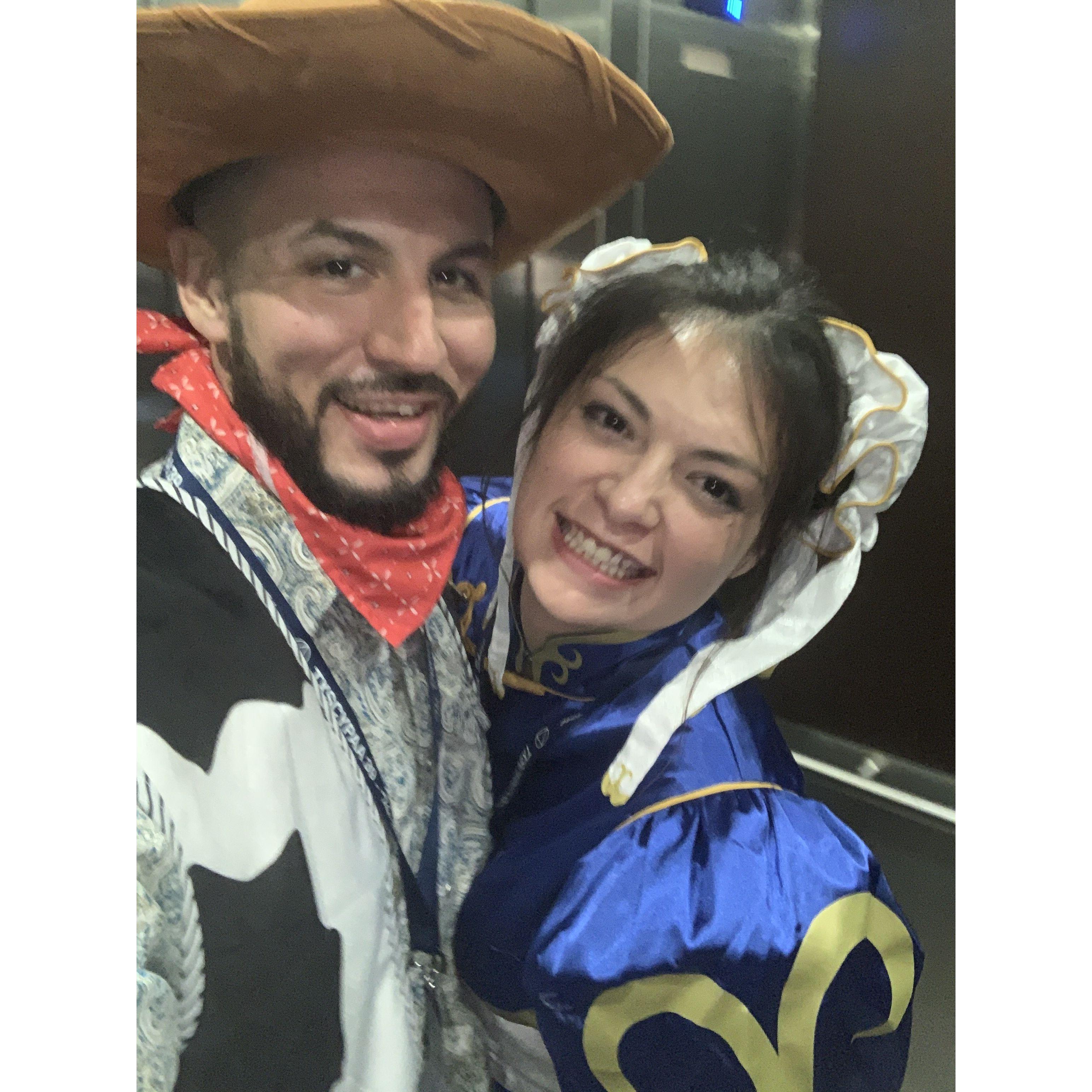 Toy Story 'Woody' & Chun Li - Our first photo