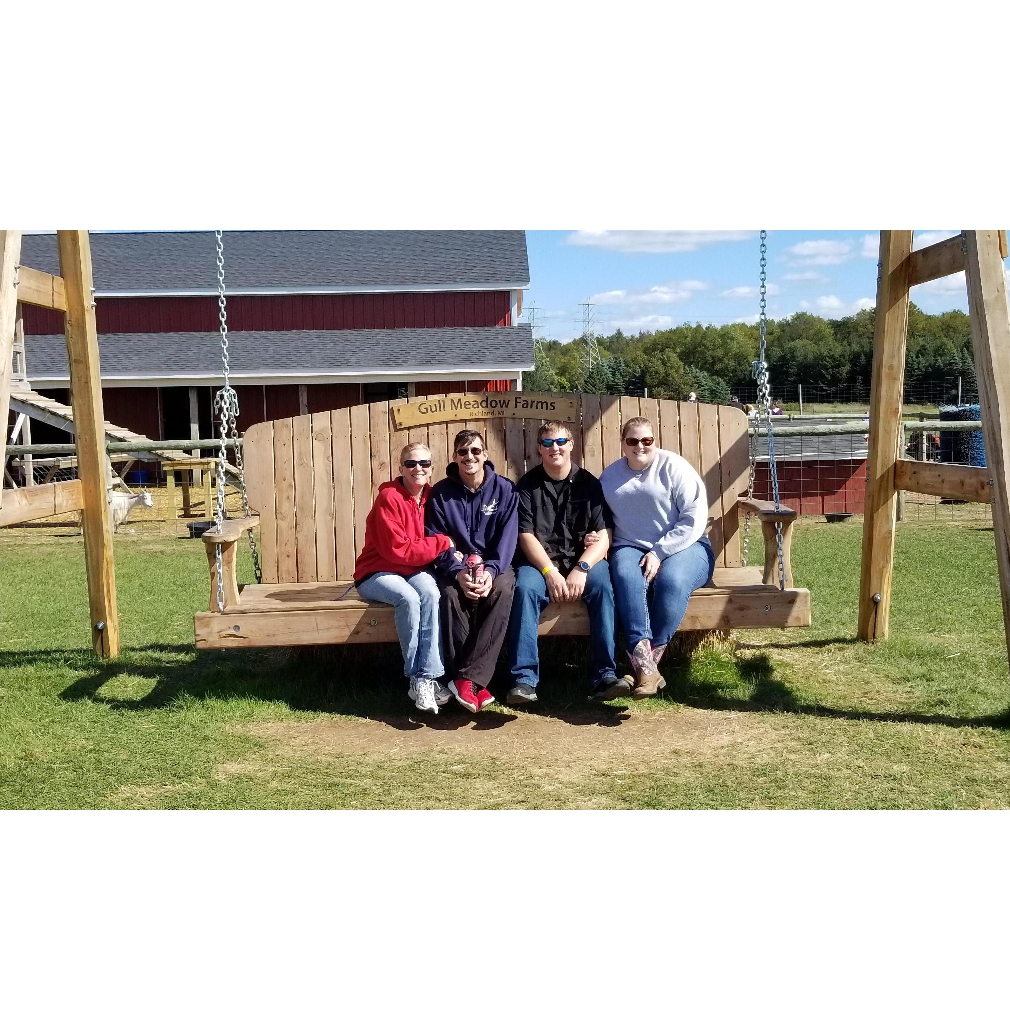 Who said it wasn't cool to double date with your parents? We had a blast at the orchard with his parents!