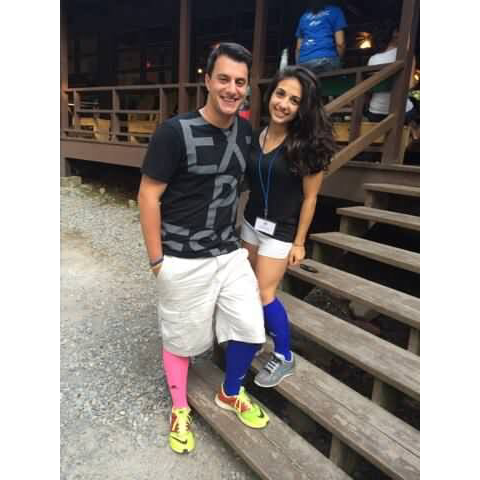 We met two days before this picture was taken in July 2014.